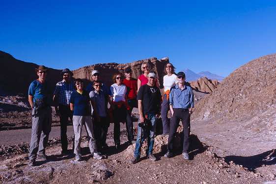 Group photo, Valle de la Luna, near San Pedro de Atacama
