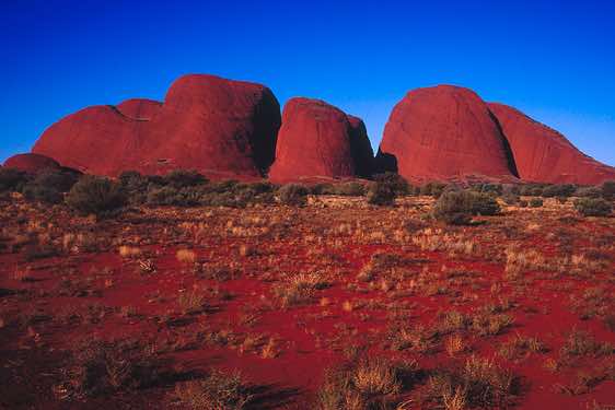 The domes of the Olgas (Kata Tjuta), Kata Tjuta NP, Northern Territory