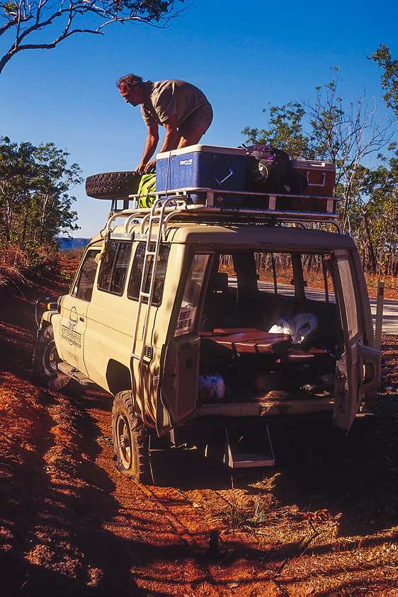Flat tyre, Kakadu National Park, Northern Territory