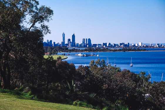 The city of Perth, capital of Western Australia