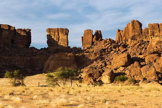 Sandstone rock formations, Ennedi Mountains, northeastern Chad