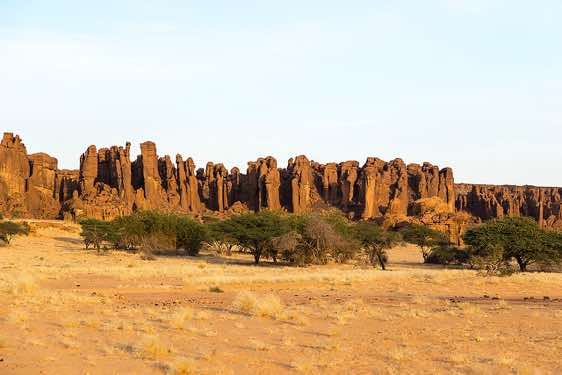 Sandstone rock formations, Ennedi Mountains, northeastern Chad