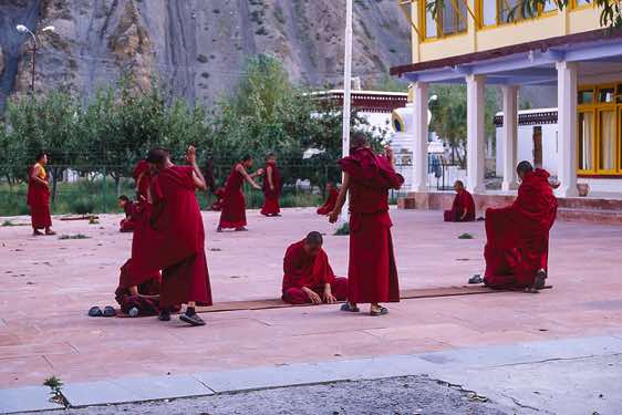 Young monks, Tabo monastery, Spiti Valley