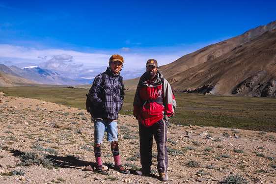 Local guides Dorje and Sanjeev, Spiti to Ladakh Trek