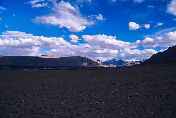 Kyangdom campsite, 4550m, Tso Moriri lake, Changtang region, Ladakh, Spiti to Ladakh Trek