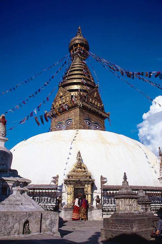 The buddhist temple of Swayambhunath, Kathmandu