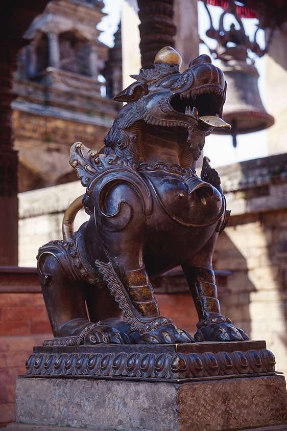 Statue, Durbar Square, Bhaktapur