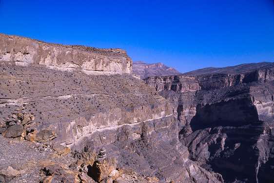 Jebel Shams plateau, Balcony Walk, Hajar mountains