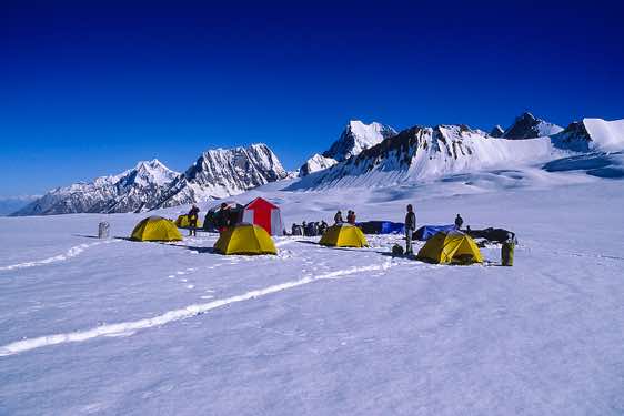 Camp Hispar La pass, 5150m, Karakoram Mountains
