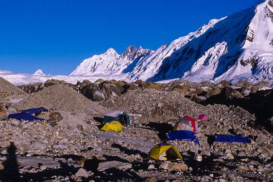 Camp Khani Basa, 4500m, Hispar Glacier, Karakoram Mountains
