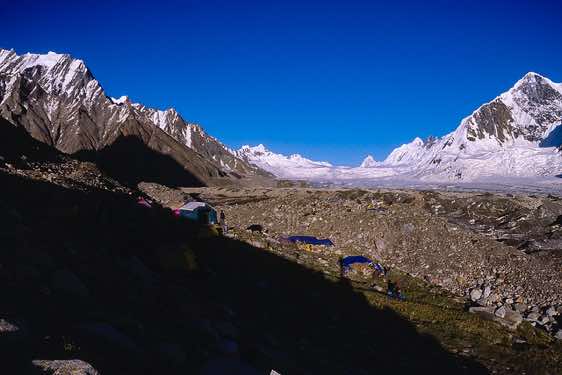 Camp Four-Star (Starkum), 4460m, Hispar Glacier, Karakoram Mountains