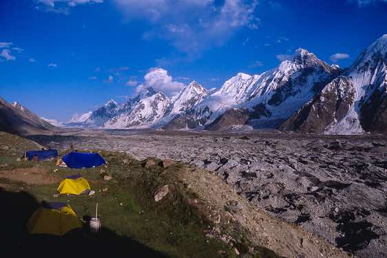 Camp Yutmaru (Jutmal), 4250m, Karakoram Mountains