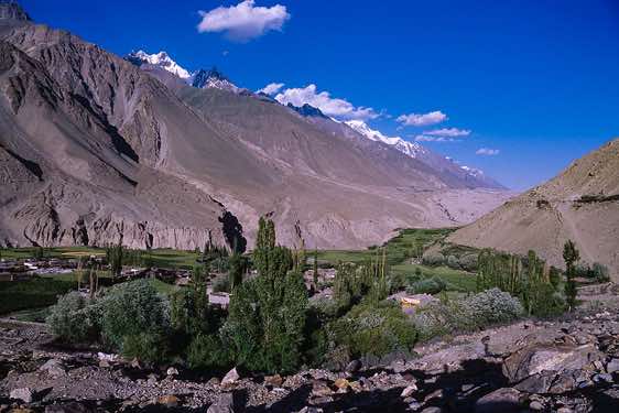 Hispar village, 3150m, Karakoram Mountains
