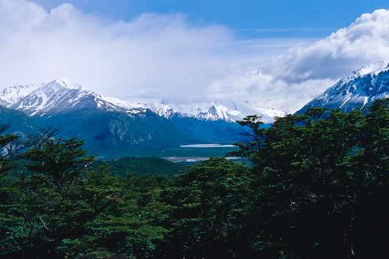 View towards Río Eléctrico, Los Glaciares National Park, Argentina