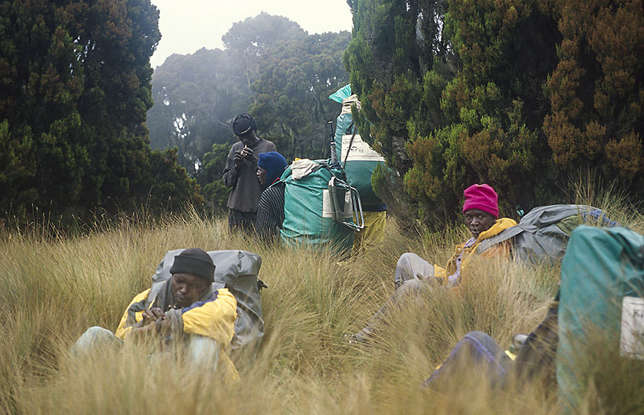 Porters Mount Kenya
