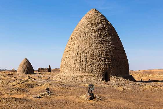 Beehive tombs, Old Dongola, Northern Sudan
