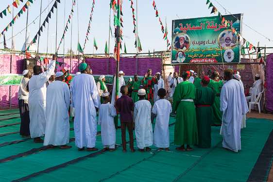 Sufi dervishes in Omdurman, Khartoum
