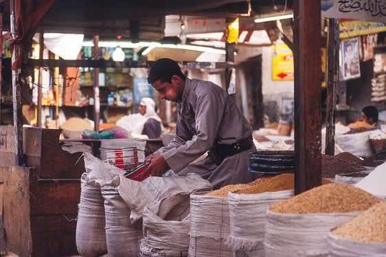 Shop, Souk in Sana'a