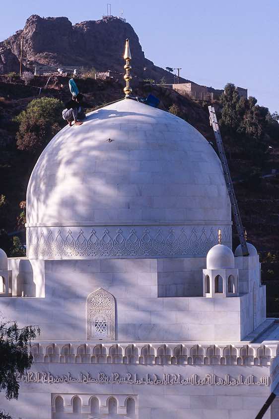 Top of he Al Hotaib mosque