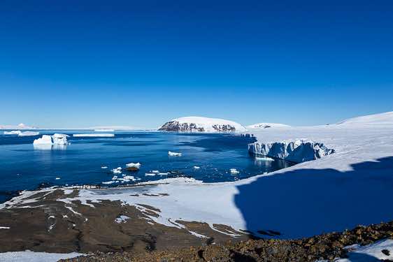 Panoramic view, Brown Bluff, Tabarin Peninsula, Antarctica