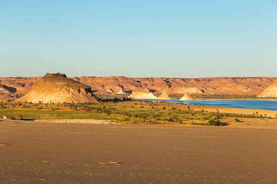 Lake Teli, Ounianga Serir series of lakes, Ennedi region, Sahara desert, northern Chad