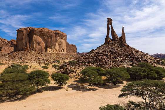 Djoula arch, Ennedi Mountains, northeastern Chad