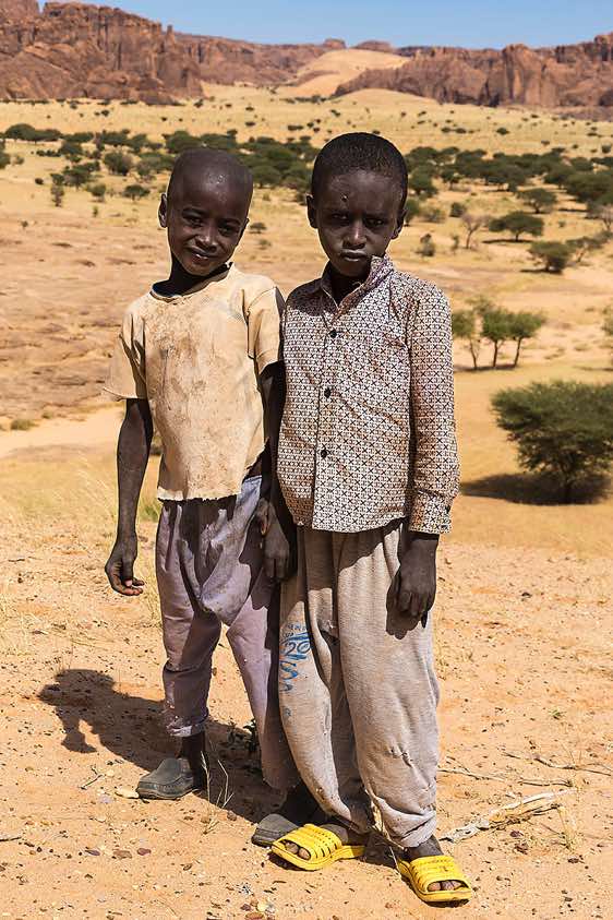 Young boys, Ennedi Mountains, northeastern Chad
