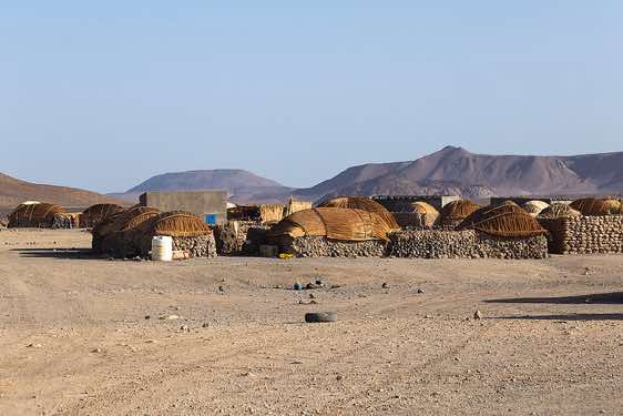 Yebbi Souma, a Tubu (Toubou) village, about 135 km east-southeast of Bardaï, Tibesti region