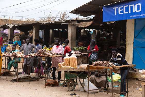Market in Abéché