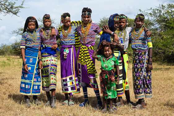 Wodaabe (Bororo) women, Gerewol festival
