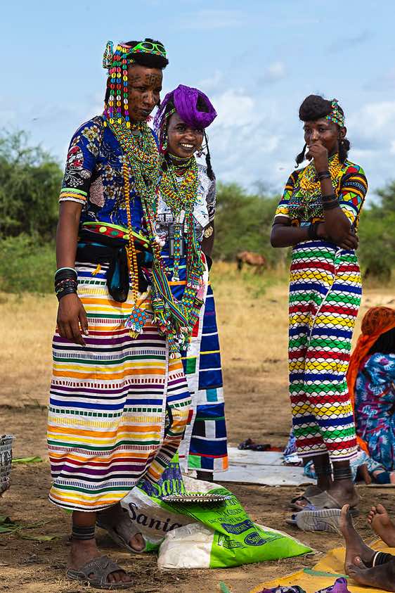 Wodaabe (Bororo) women at the Gerewol festival