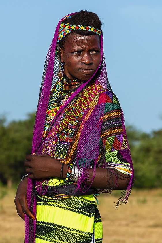 Wodaabe (Bororo) woman at the Gerewol festival