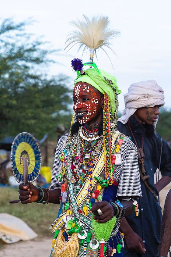 Wodaabe (Bororo) man at the Gerewol festival
