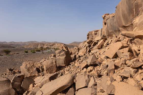 Gonoa rock art site, near Bardaï, Tibesti region