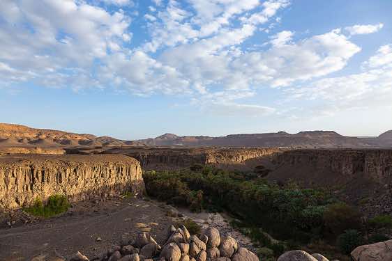 Oasis of Yebbi Souma, Tibesti region