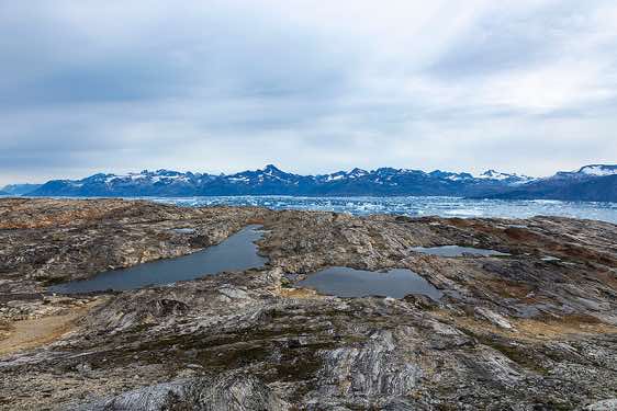 View of Sermilik Fjord from near Tasilartik Fjord