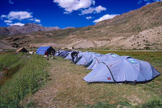 Campsite at Dumla, 4100m, Spiti to Ladakh Trek
