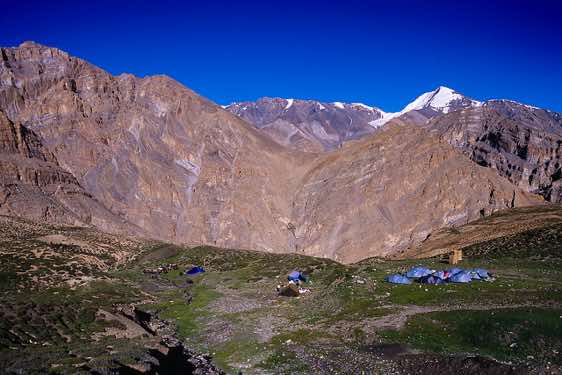 Thaltak campsite, 4600m, Spiti to Ladakh Trek