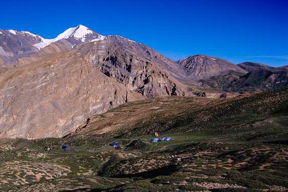 Thaltak campsite, 4600m, Spiti to Ladakh Trek