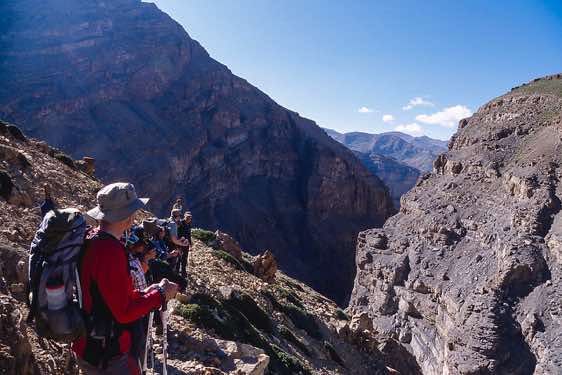 Descending into Parilungbi gorge, Spiti to Ladakh Trek
