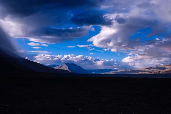 Kyangdom campsite, 4550m, Tso Moriri lake, Changtang region, Ladakh