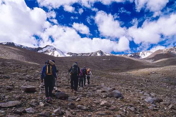 Trail to Mentok Peak Basecamp, Rupshu region, Ladakh