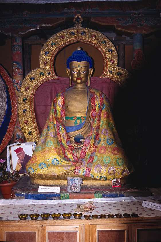 Buddha statue, Leh palace, Ladakh