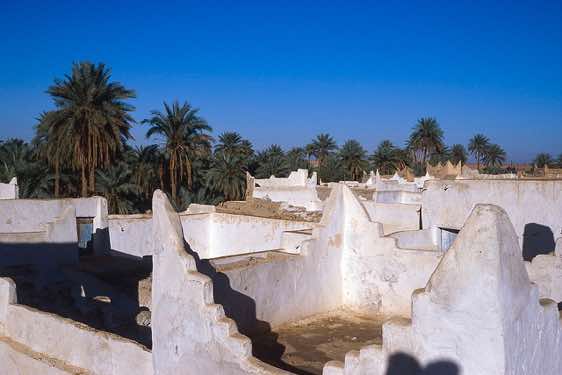 In old Ghadamès life could be lived on the roof terraces