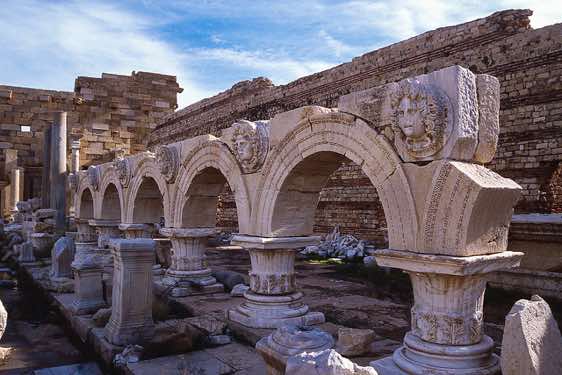 Inside the early third century Imperial Forum (or Forum novum severianum)