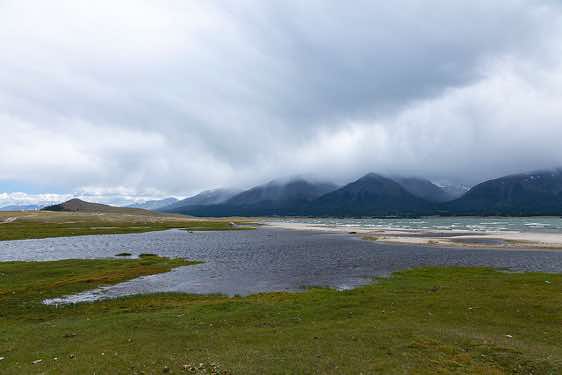 Lake in Tavan Bogd National Park, Altai Mountains, Western Mongolia