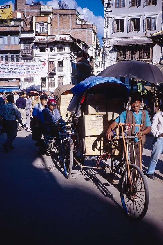 Rickshaw in Thamel, Kathmandu