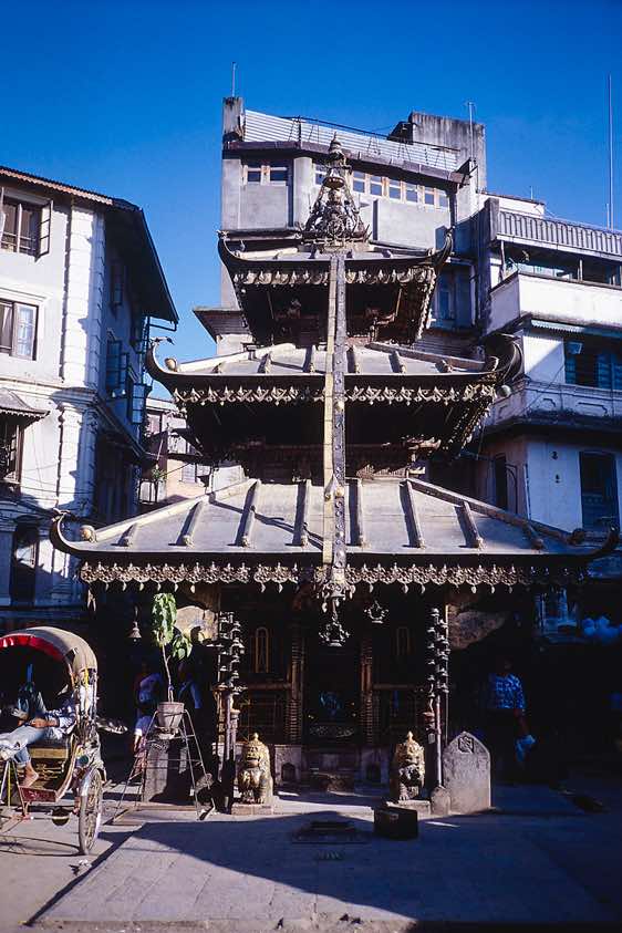 Small temple in the Thamel area, Kathmandu