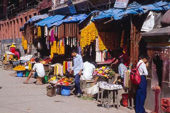 Shops near the Pashupatinath temple