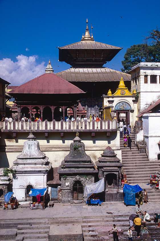 The gilt roofed temple of Pashupatinath